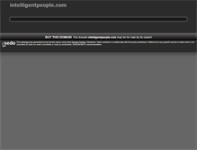 Tablet Screenshot of intelligentpeople.com